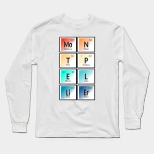 Montpellier City | Periodic Table Long Sleeve T-Shirt